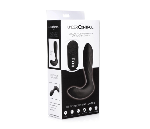 Silicone Prostate Vibrator with Remote Control