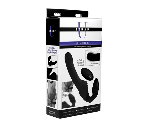 Pro Rider - Vibrating Silicone Strapless Strap-On with Remote Control