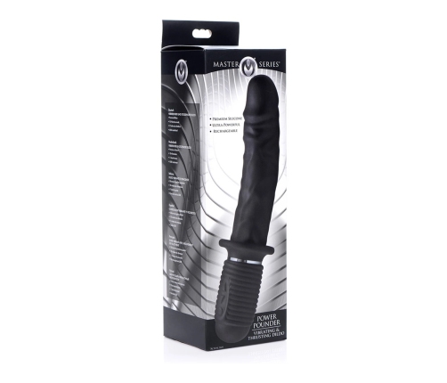 Power Pounder - Vibrating and Thrusting Silicone Dildo