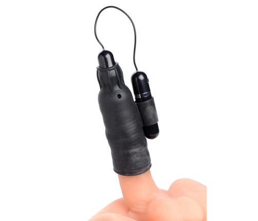 Lightning Stroke - Silicone Stroker with Vibrating Bullet
