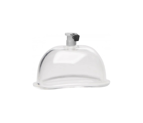 XR Brands Vagina Cylinder Large - Transparent Acrylic Anatomical Cup