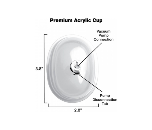Small Vaginal Pump with Cup Attachment - Small