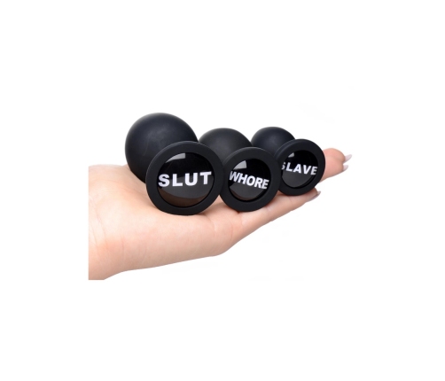 Dirty Words - Silicone Anal Plug Set
