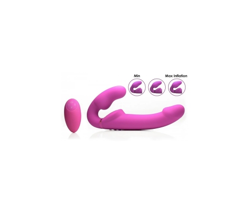 Evoke Ergo Fit - Strapless Strap-On with Remote Control