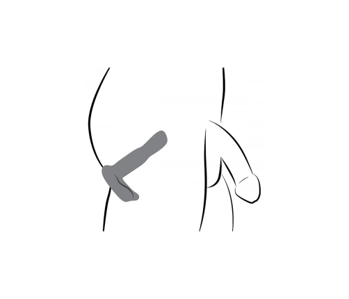 Silicone Prostate Stroking Vibrator with Remote Control
