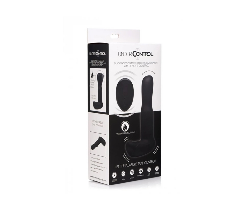 Silicone Prostate Stroking Vibrator with Remote Control