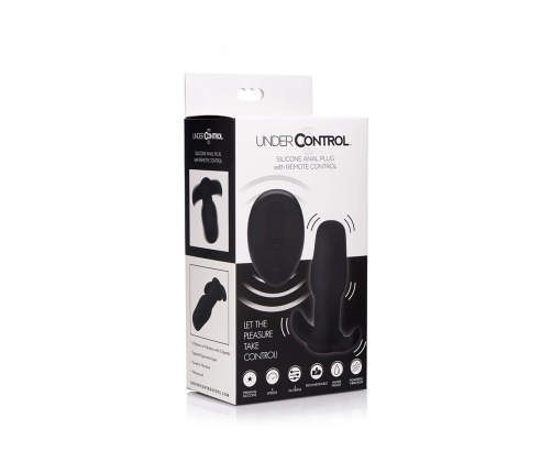 Silicone Anal Plug with Remote Control