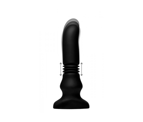 Silicone Vibrating and Thrusting Plu