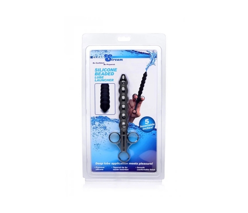 Lubricant Launcher with Silicone Beads