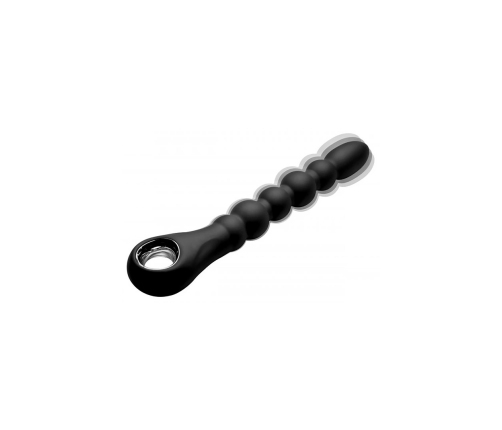 Dark Scepter - Vibrating Silicone Anal Beads