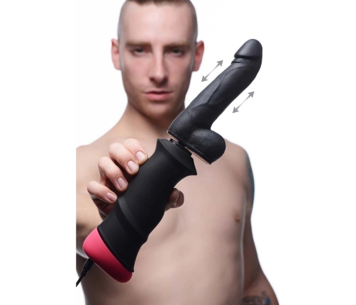 Mega Pounder Hand Held Thrusting Dildo