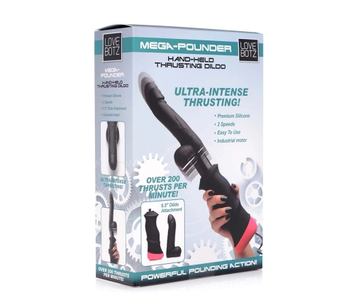 Mega Pounder Hand Held Thrusting Dildo