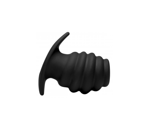 Hive Ass Tunnel - Silicone Ribbed Hollow Anal Plug - Large