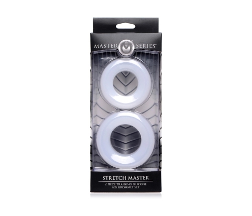 Stretch Master - 2-Piece Silicone Anal Ring Set