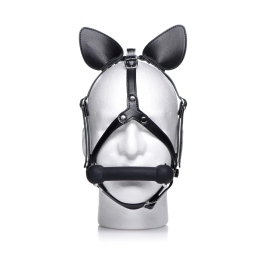 Dark Horse - Pony Head Harness with Silicone Bit