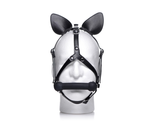 Dark Horse - Pony Head Harness with Silicone Bit