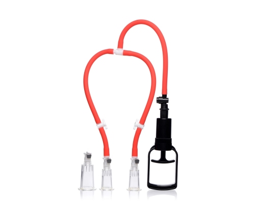 3-Way Suck Her Nipple and Clit - Pump System