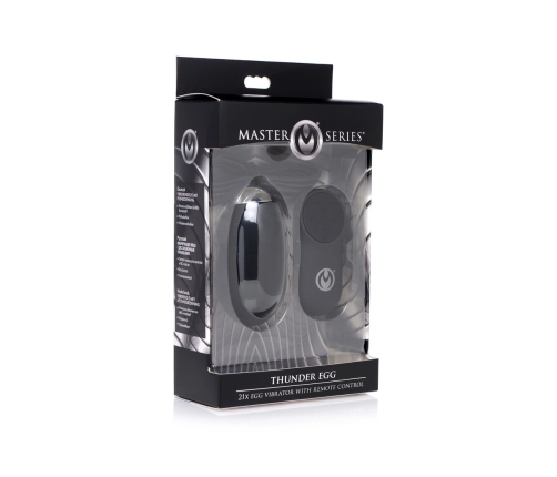 Thunder Egg - Silicone Vibrator with Remote Control