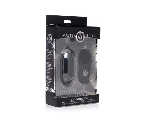 Thunder Egg - Silicone Vibrator with Remote Control