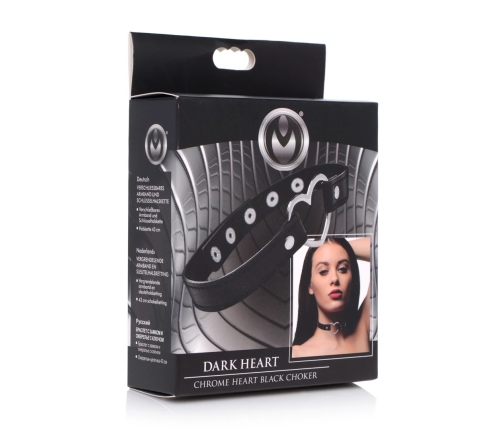 Dark Heart - Chrome Heart Black Choker