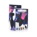 Silicone Vibrating LED Plug - Medium