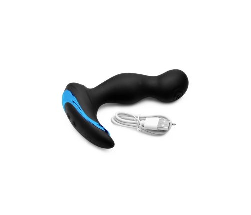 XR Brands P-Pounce Double Tap Prostate Model 6-Speed Silicone Black