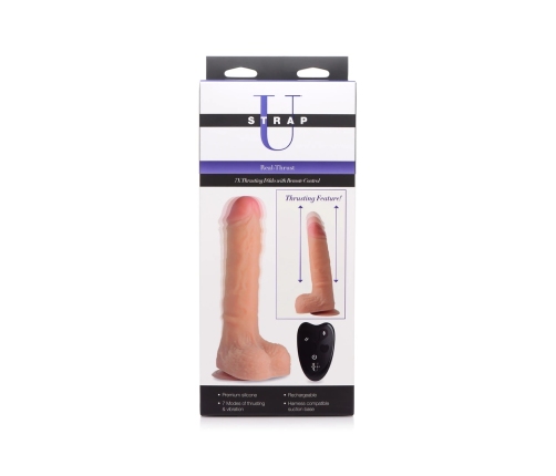 Real Thrust - Thrusting Silicone Dildo with Remote Control