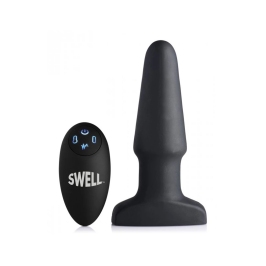 Inflatable Vibrating Silicone Butt Plug