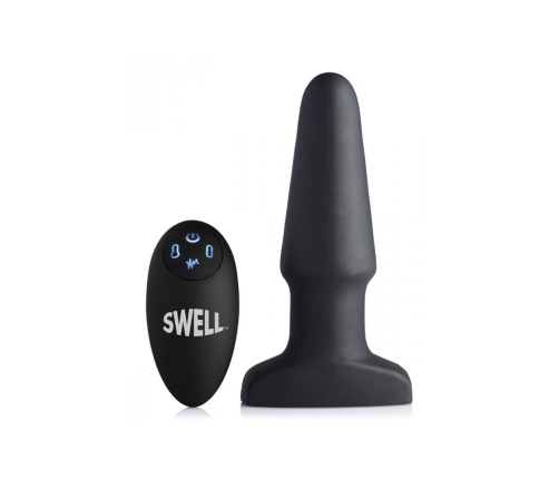 Inflatable Vibrating Silicone Butt Plug