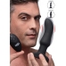 Inflatable Curved Vibrating Silicone Butt Plug