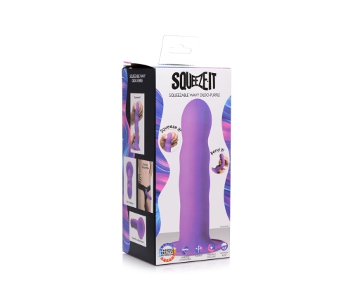 Squeezable Wavy Dildo
