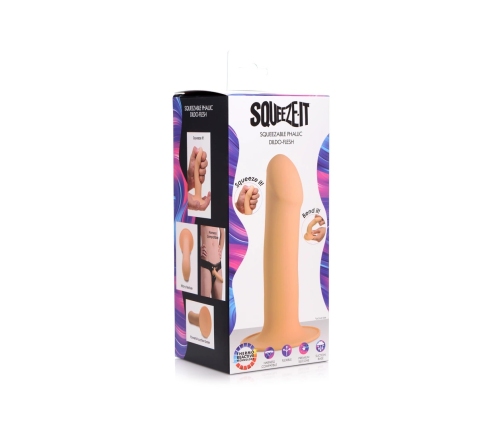 Squeezable Phallic Dildo