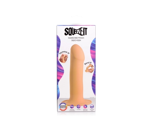 Squeezable Phallic Dildo
