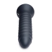 Master Series Power Screw Silicone Spiral Vibrator Black 20 cm