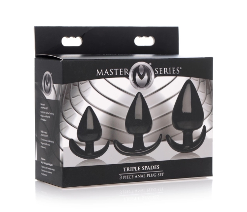 Triple Spades - 3 Piece Anal Plug Set