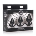 Triple Spades - 3 Piece Anal Plug Set