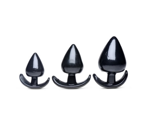 Triple Spades - 3 Piece Anal Plug Set
