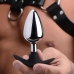 Dark Invader - Metal and Silicone Anal Plug - Large