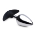 Dark Invader - Metal and Silicone Anal Plug - Large