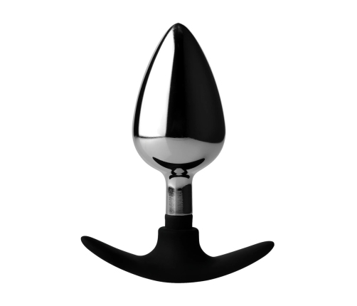 Dark Invader - Metal and Silicone Anal Plug - Large