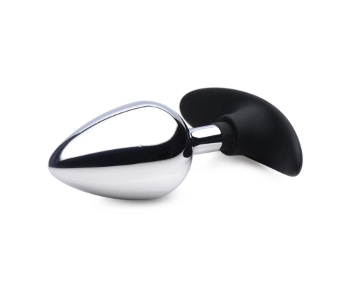 Dark Invader - Metal and Silicone Anal Plug - Large