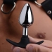 Dark Invader - Metal and Silicone Anal Plug - Medium