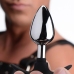 Dark Invader - Metal and Silicone Anal Plug - Medium