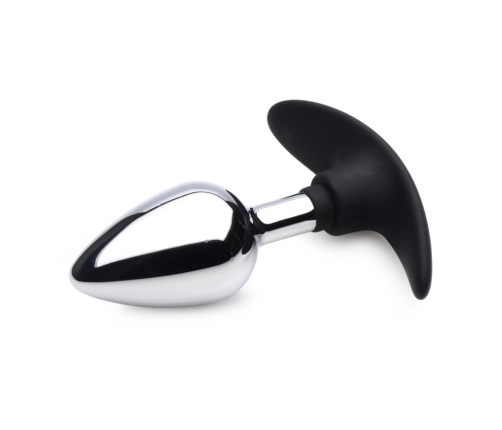 Dark Invader - Metal and Silicone Anal Plug - Medium