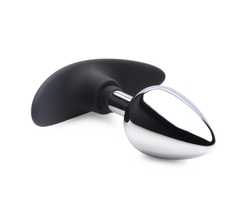 Dark Invader - Metal and Silicone Anal Plug - Medium