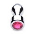 Pink Gemstone - Weighted Base Aluminum Plug - Large