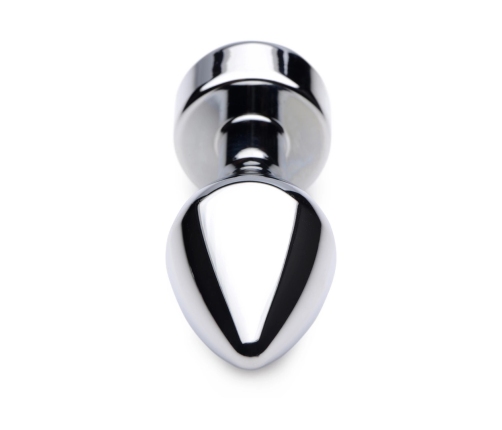 Pink Gemstone - Weighted Base Aluminum Plug - Medium