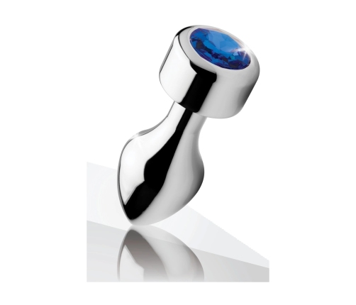 Blue Gemstone - Weighted Base Aluminum Plug - Large