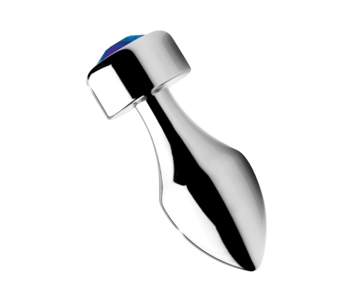 Blue Gemstone - Weighted Base Aluminum Plug - Small