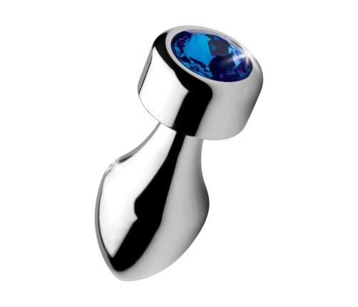 Blue Gemstone - Weighted Base Aluminum Plug - Small